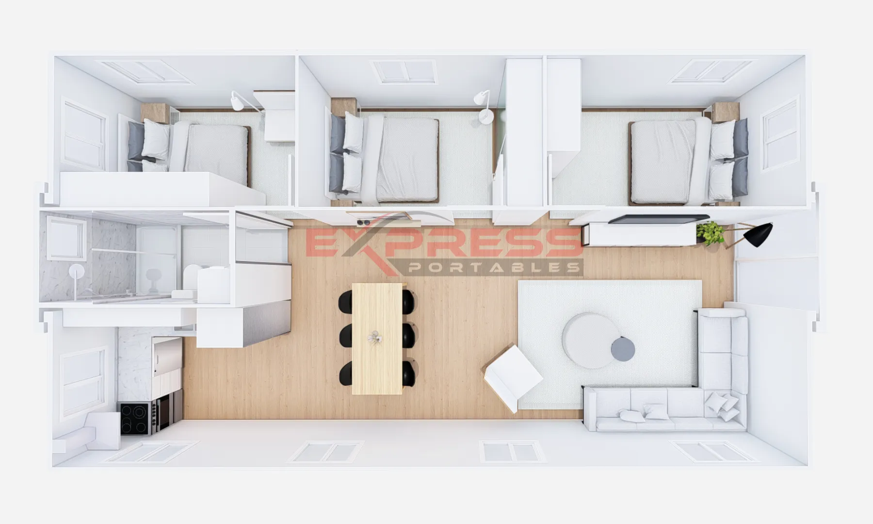 Superior 40ft 3 Bed