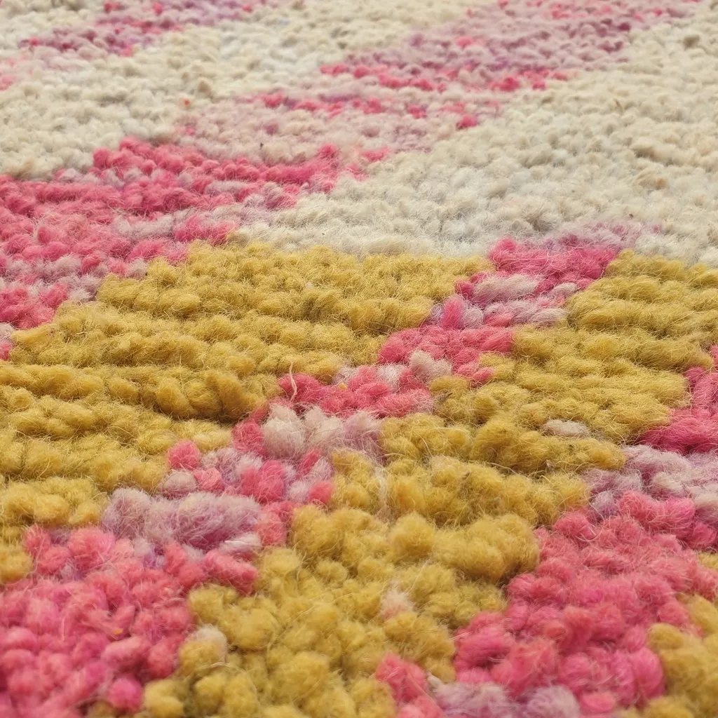 TAKAMI | 10'5x6 Ft | 3x2 m | Moroccan Colorful Rug | 100% wool handmade