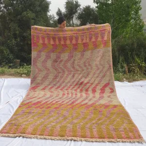 TAKAMI | 10'5x6 Ft | 3x2 m | Moroccan Colorful Rug | 100% wool handmade