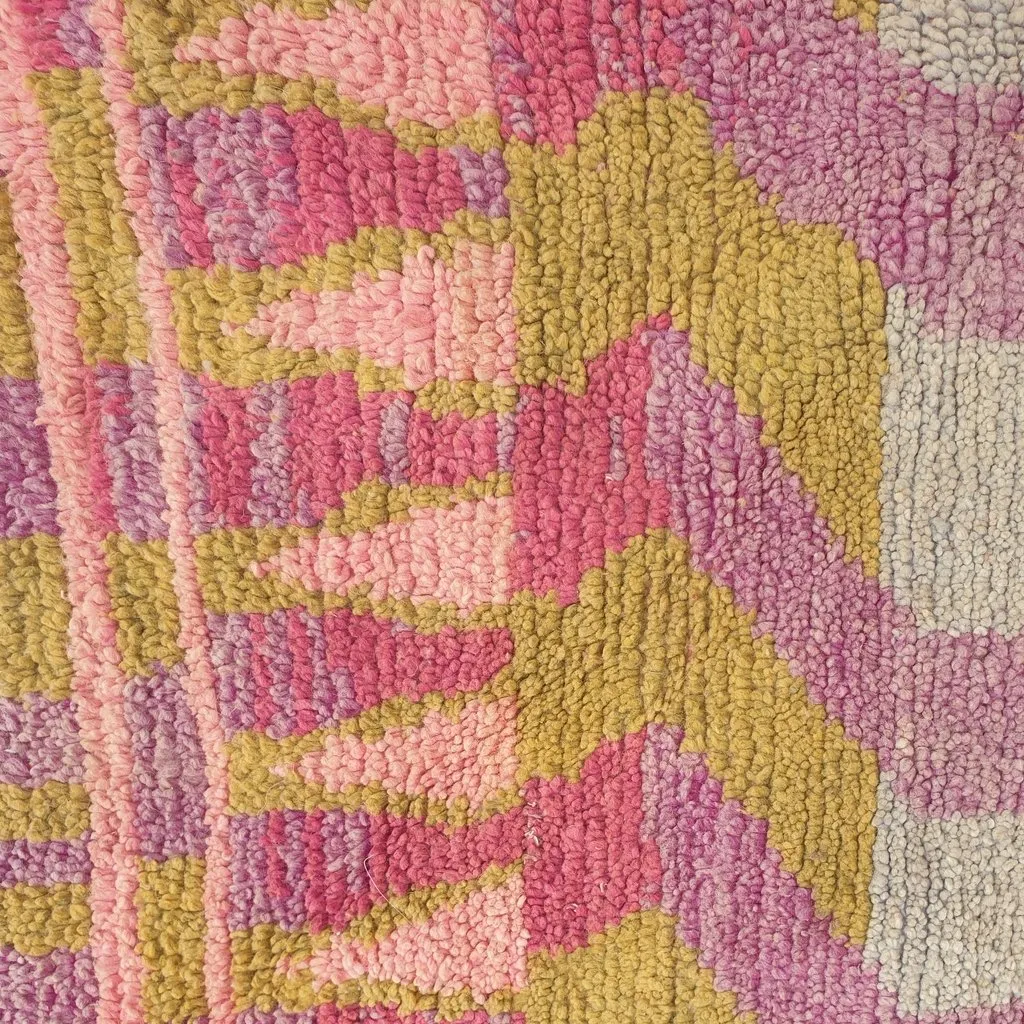 TAKAMI | 10'5x6 Ft | 3x2 m | Moroccan Colorful Rug | 100% wool handmade