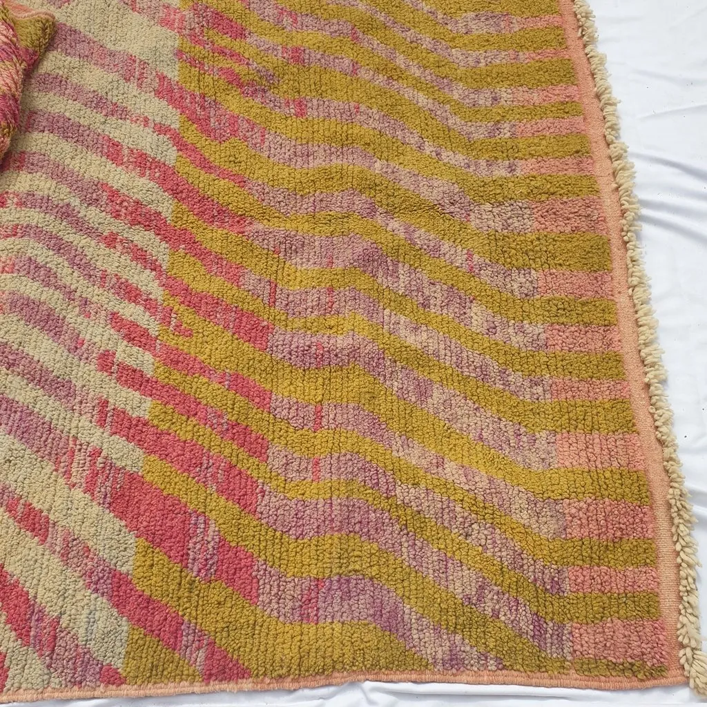 TAKAMI | 10'5x6 Ft | 3x2 m | Moroccan Colorful Rug | 100% wool handmade