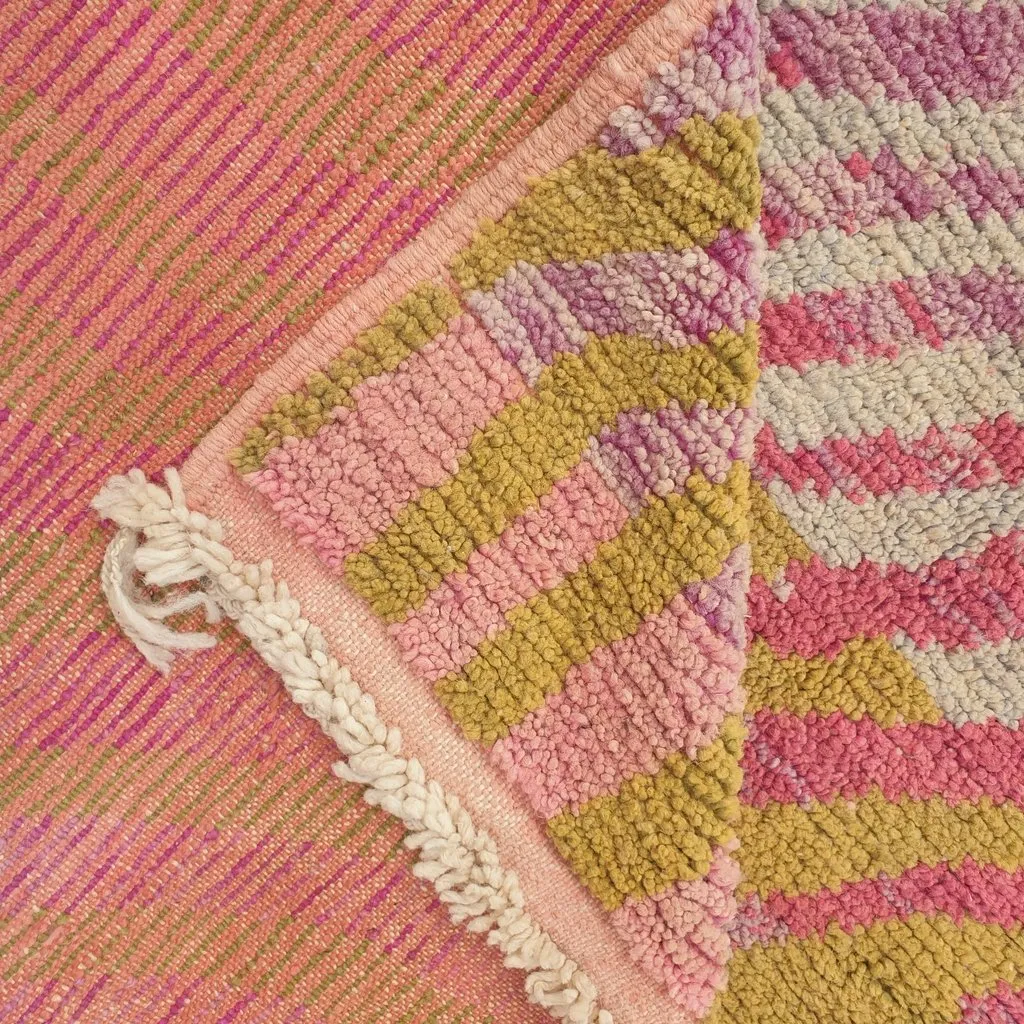 TAKAMI | 10'5x6 Ft | 3x2 m | Moroccan Colorful Rug | 100% wool handmade