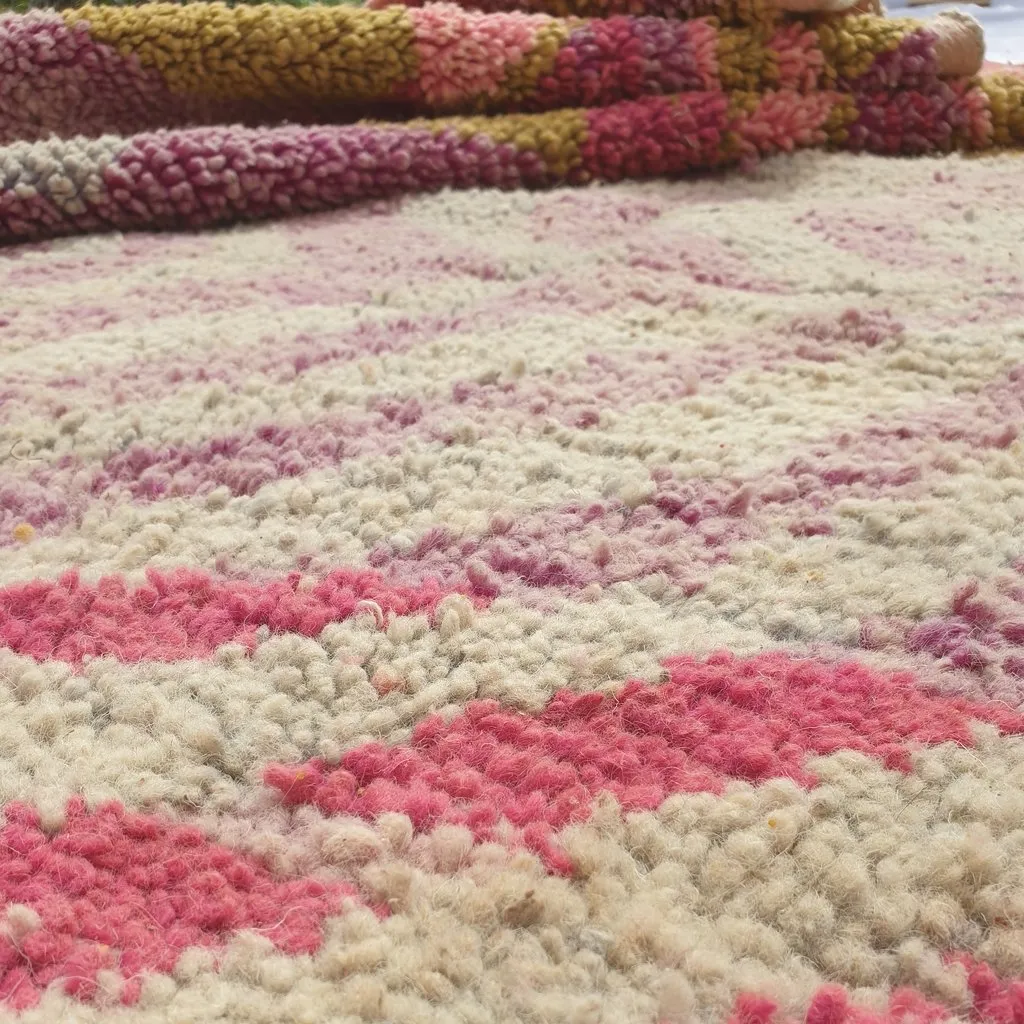 TAKAMI | 10'5x6 Ft | 3x2 m | Moroccan Colorful Rug | 100% wool handmade