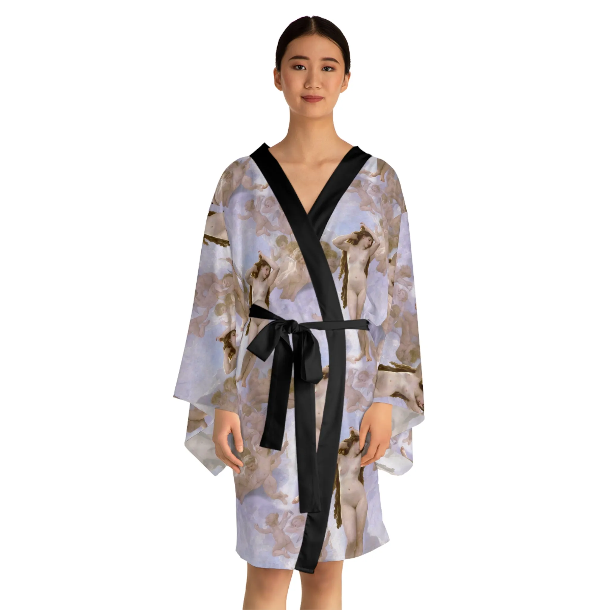 The Birth of Venus by Bouguereau Kimono Robe