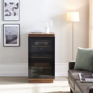 TITAN HiFi Vinyl Dark Oak Entertainment Rack by Tauris™