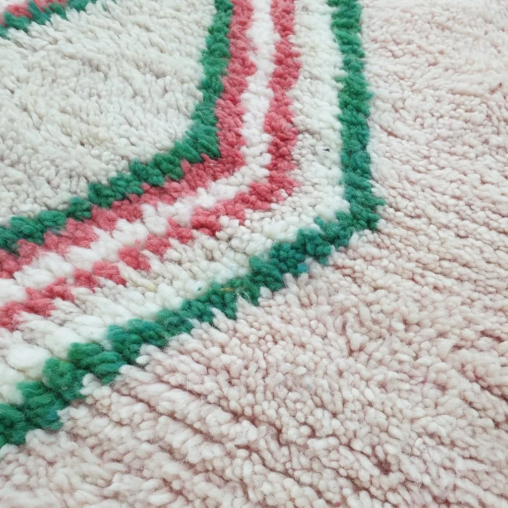 TLADA Runner | 12x2'7 Ft | 3,65x0,83 m | Moroccan Colorful Rug | 100% wool handmade