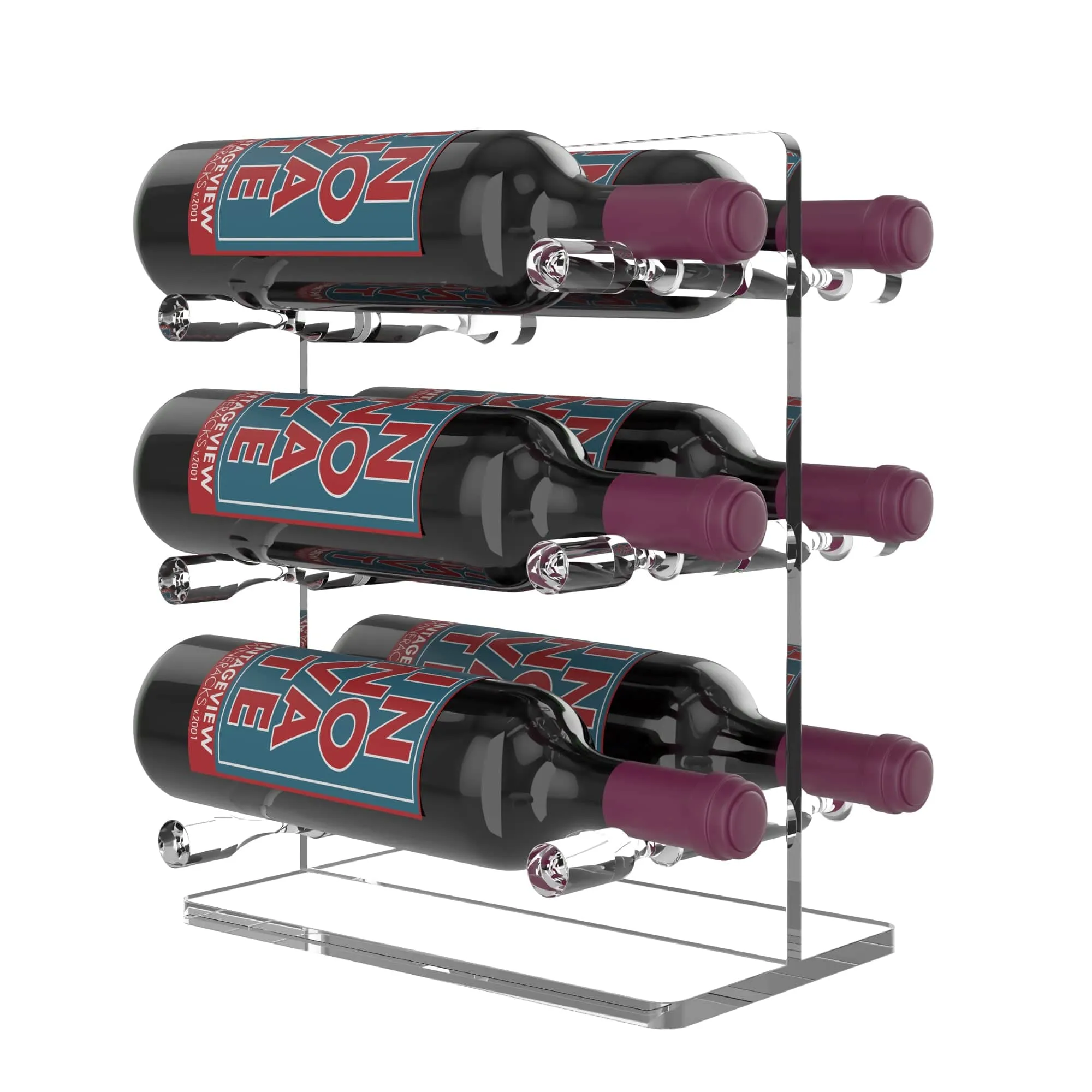 Vino Series Tabletop Wine Rack (6 Bottles)