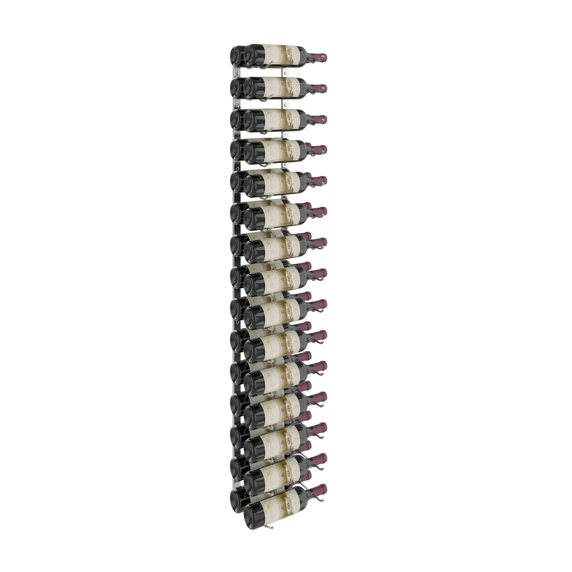 VintageView Wall Wine Rack Kit 5' (15 to 45 bottles)
