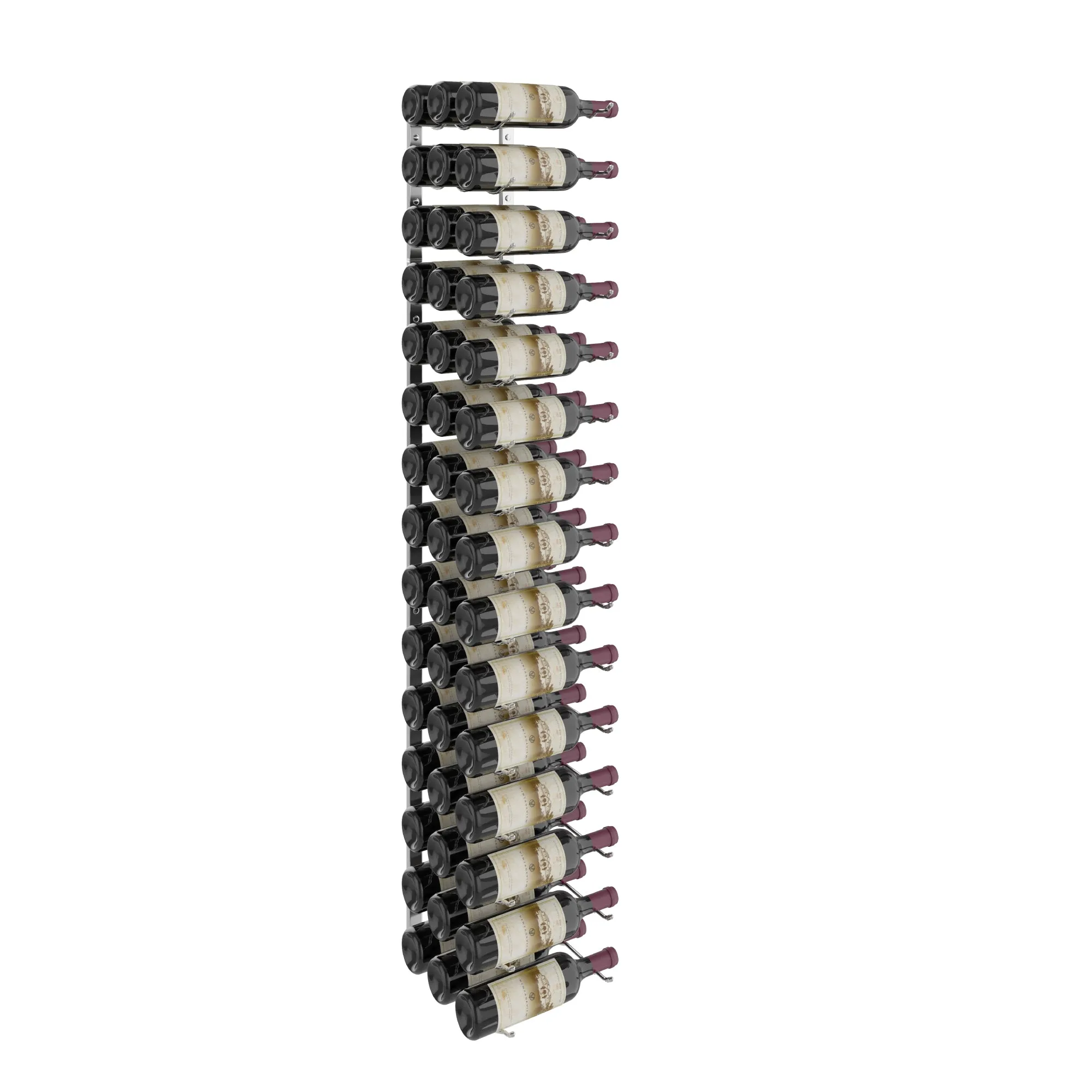 VintageView Wall Wine Rack Kit 5' (15 to 45 bottles)