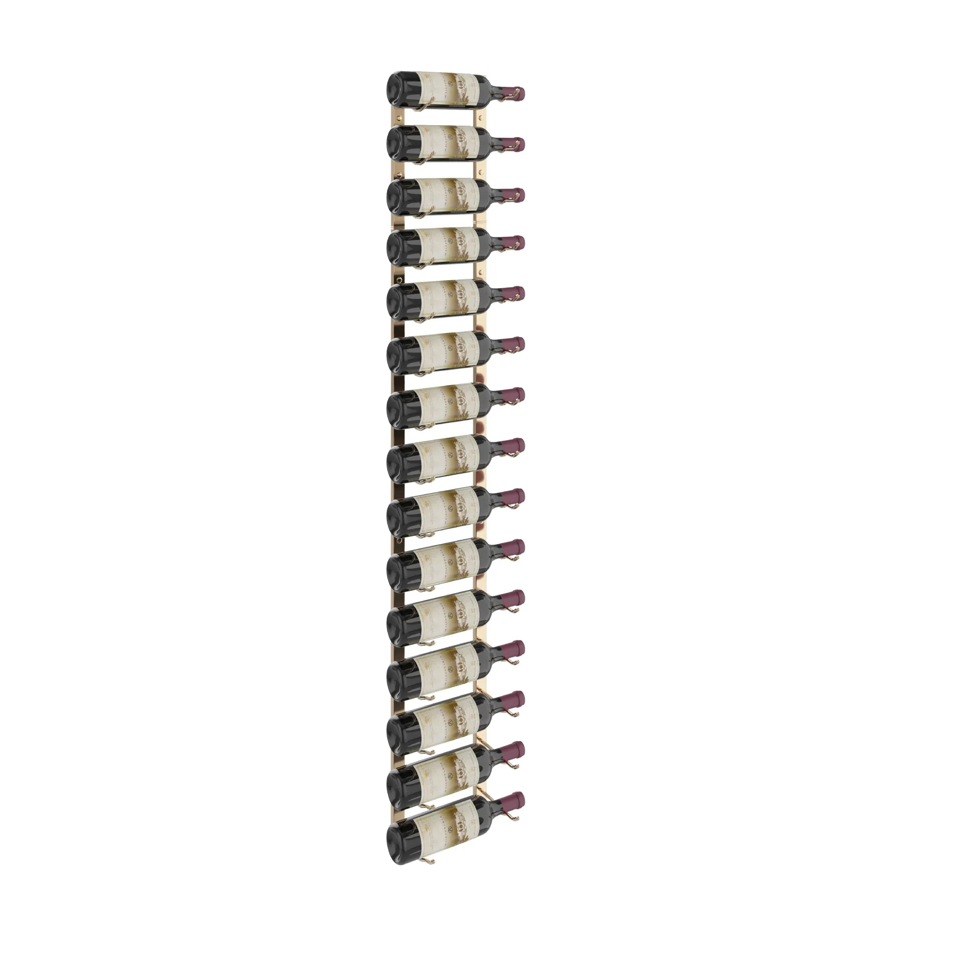 VintageView Wall Wine Rack Kit 5' (15 to 45 bottles)