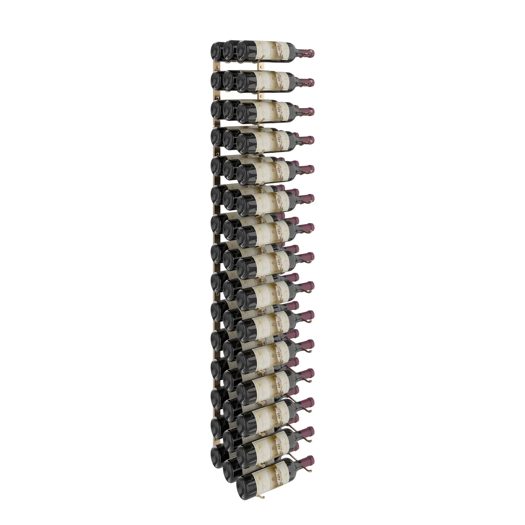 VintageView Wall Wine Rack Kit 5' (15 to 45 bottles)