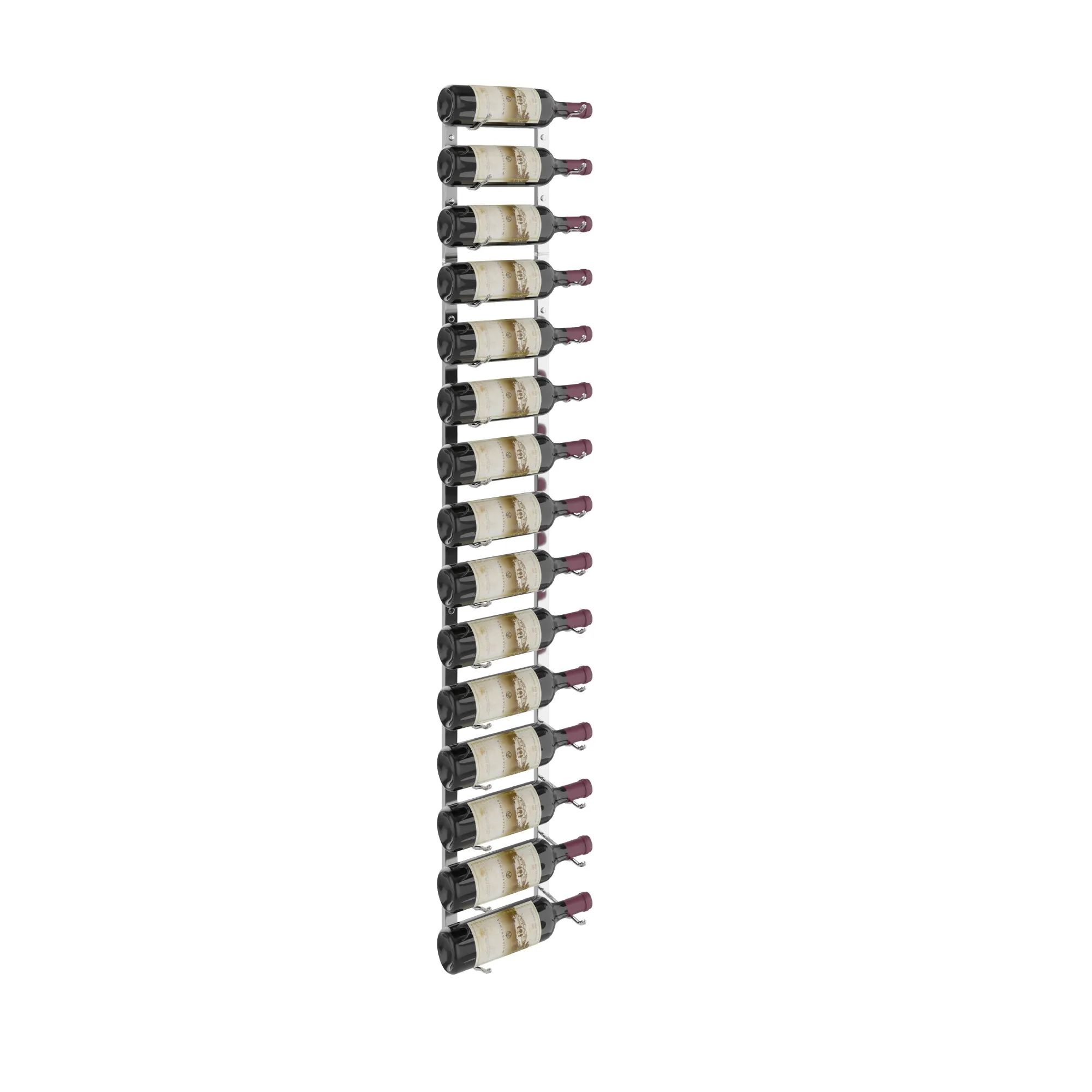 VintageView Wall Wine Rack Kit 5' (15 to 45 bottles)