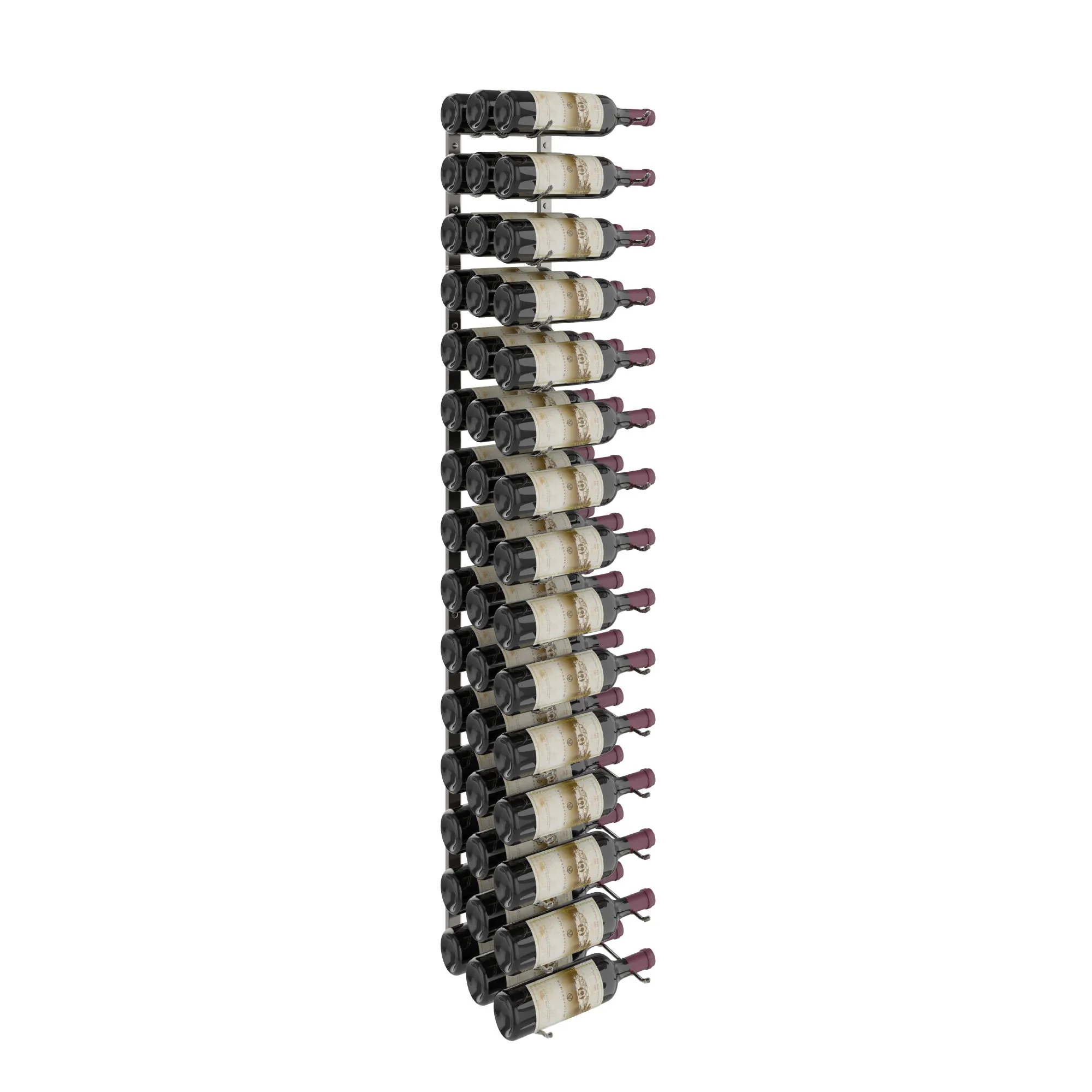 VintageView Wall Wine Rack Kit 5' (15 to 45 bottles)
