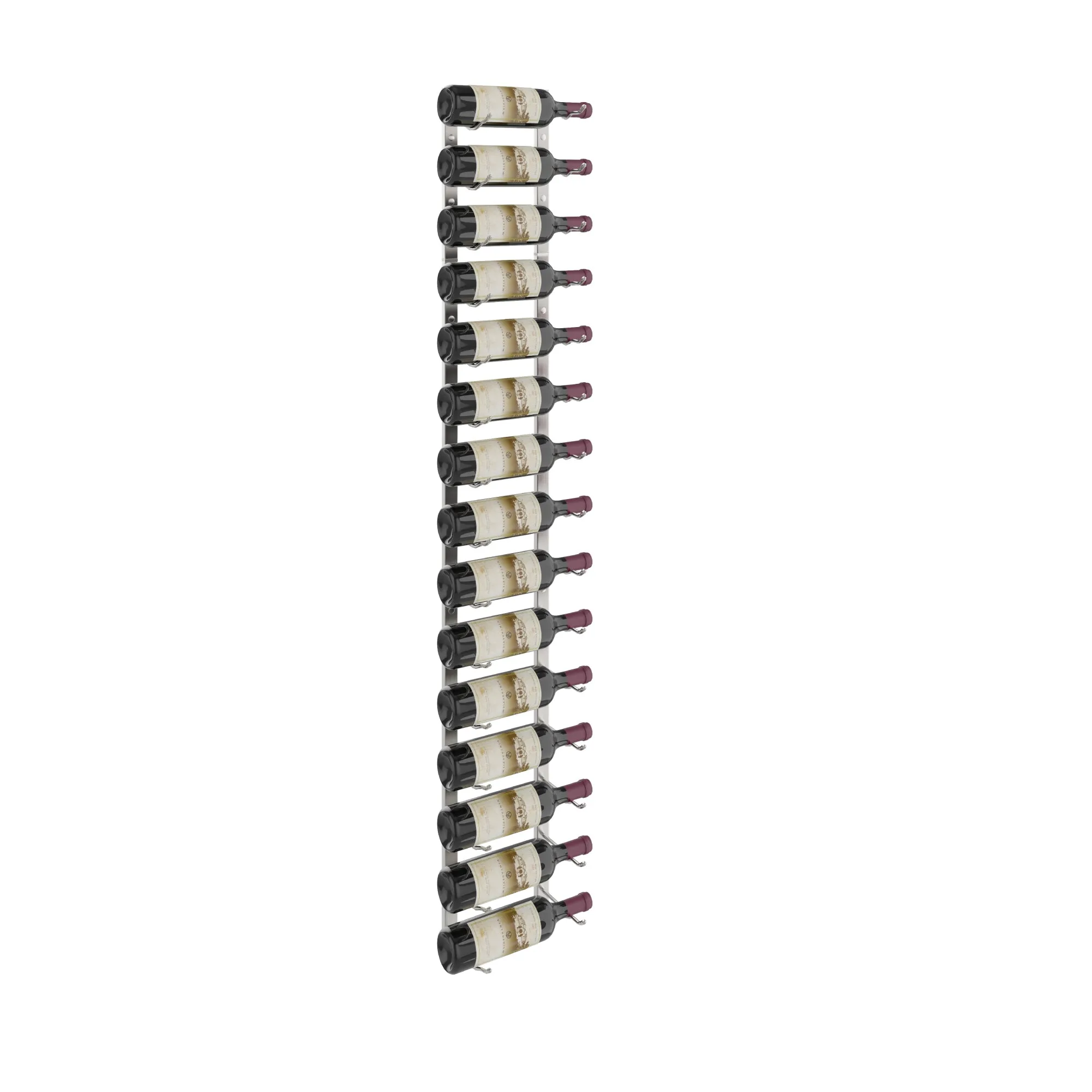 VintageView Wall Wine Rack Kit 5' (15 to 45 bottles)