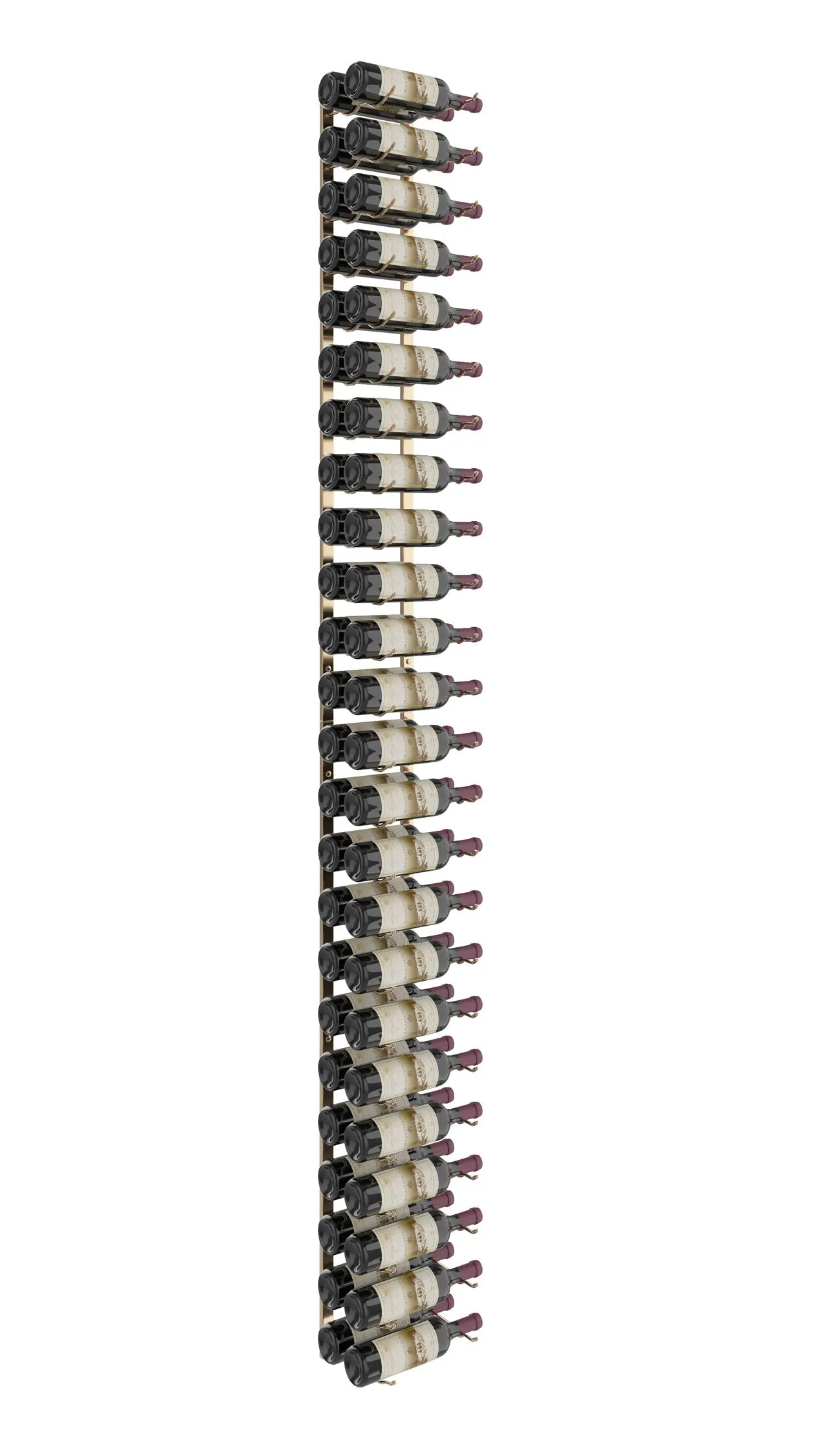VintageView Wall Wine Rack Kit 8' (24 to 72 bottles)