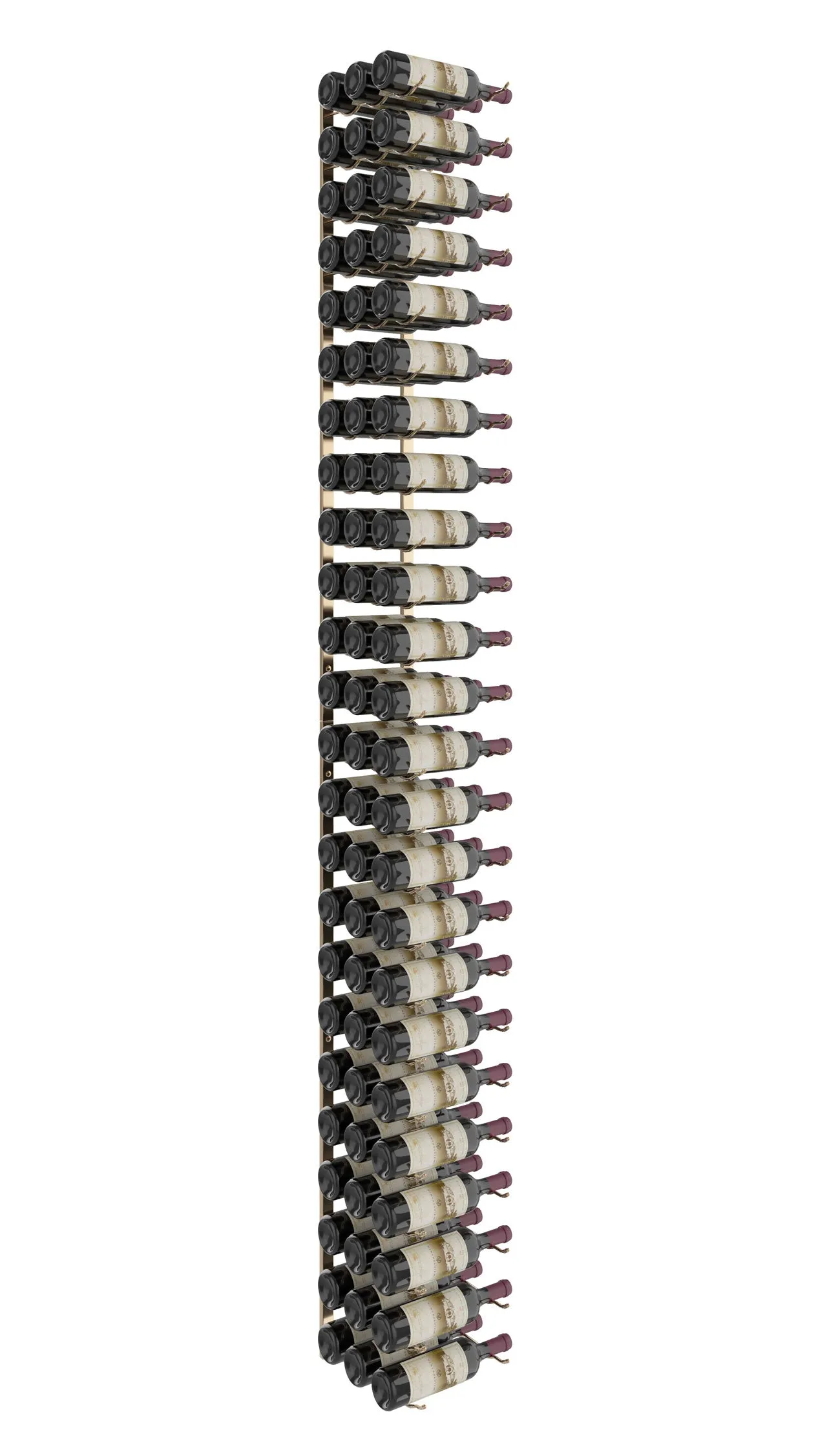 VintageView Wall Wine Rack Kit 8' (24 to 72 bottles)