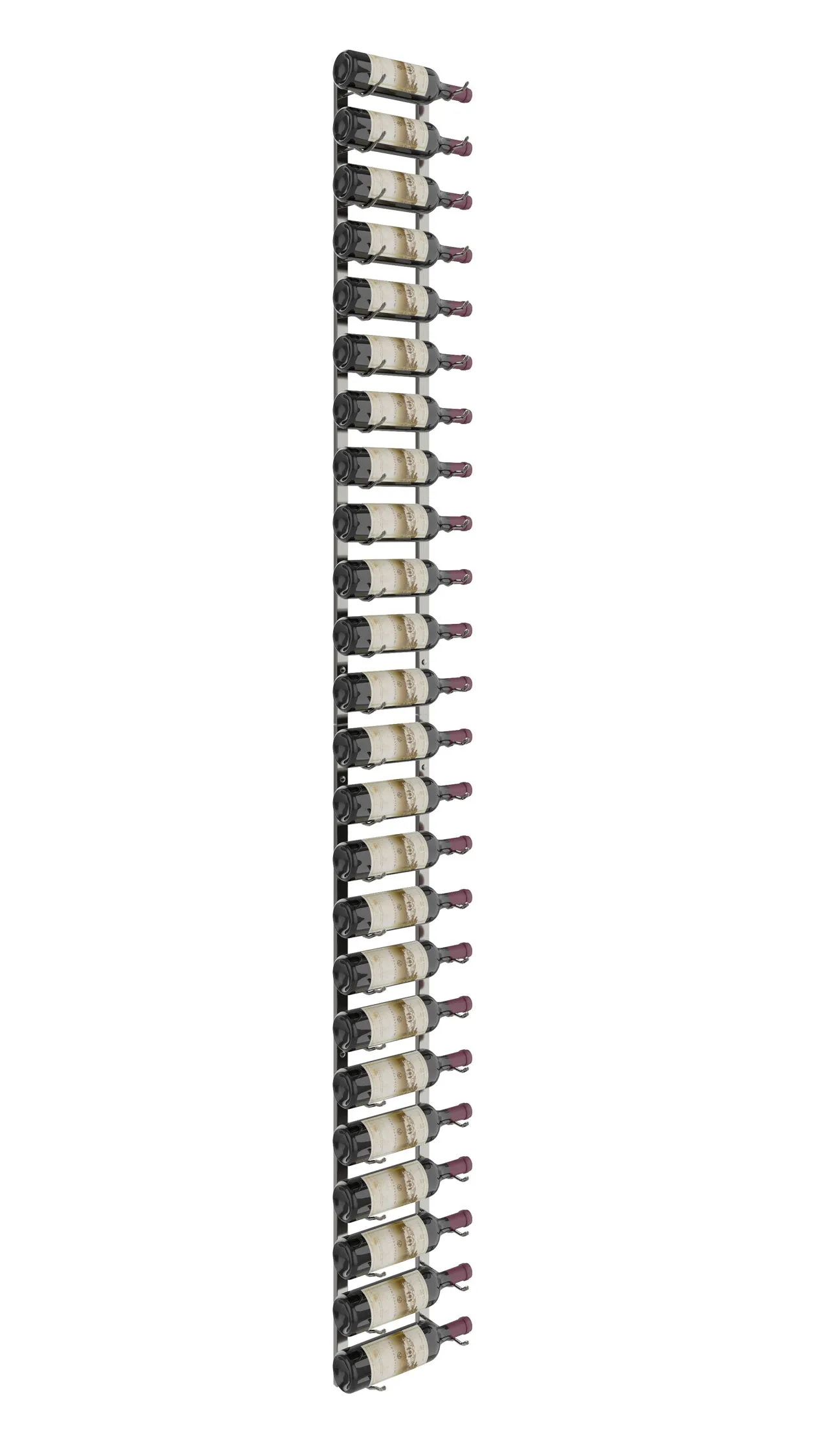 VintageView Wall Wine Rack Kit 8' (24 to 72 bottles)