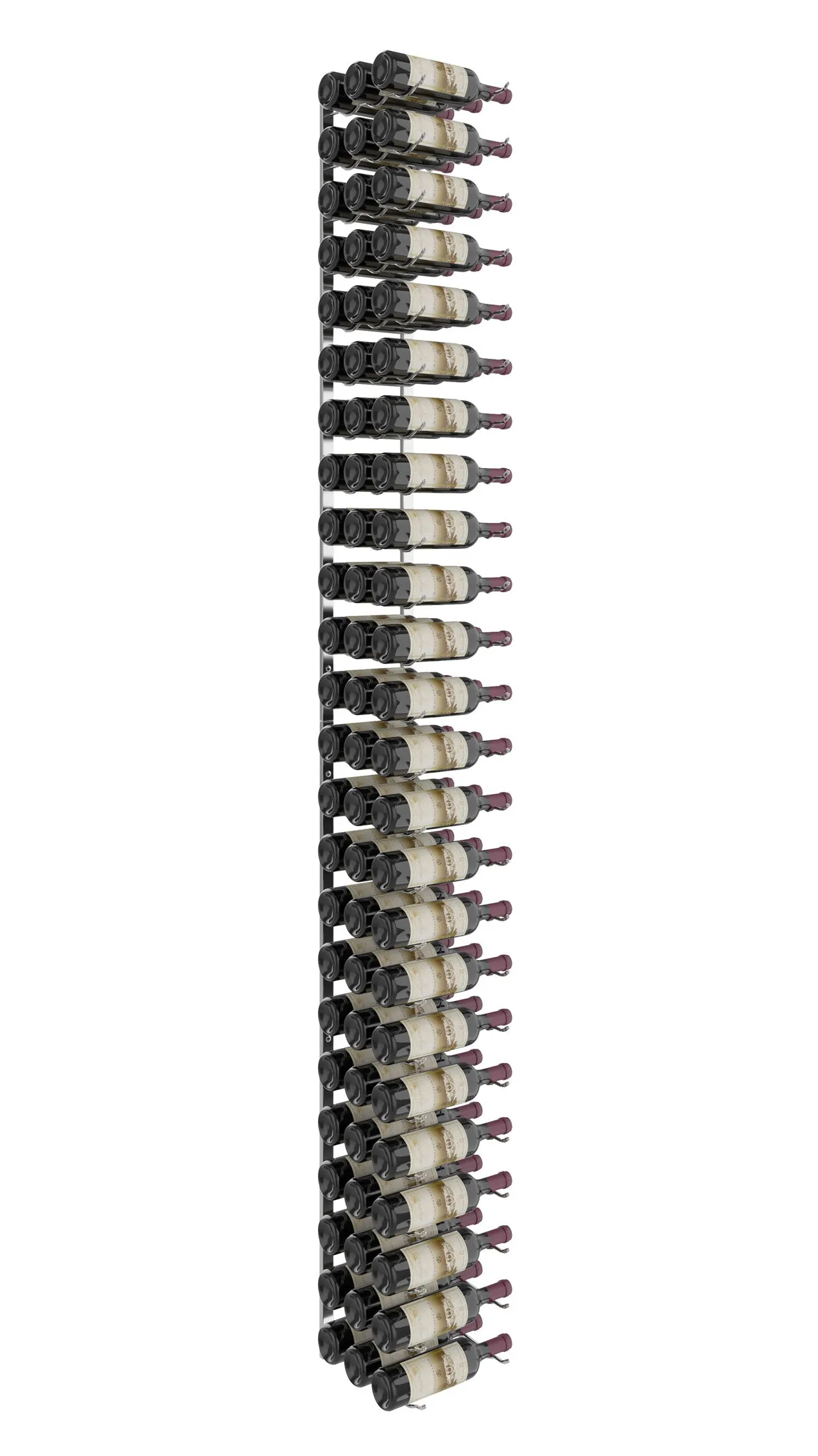 VintageView Wall Wine Rack Kit 8' (24 to 72 bottles)