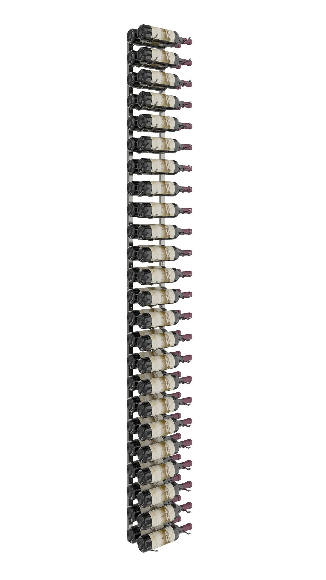 VintageView Wall Wine Rack Kit 8' (24 to 72 bottles)