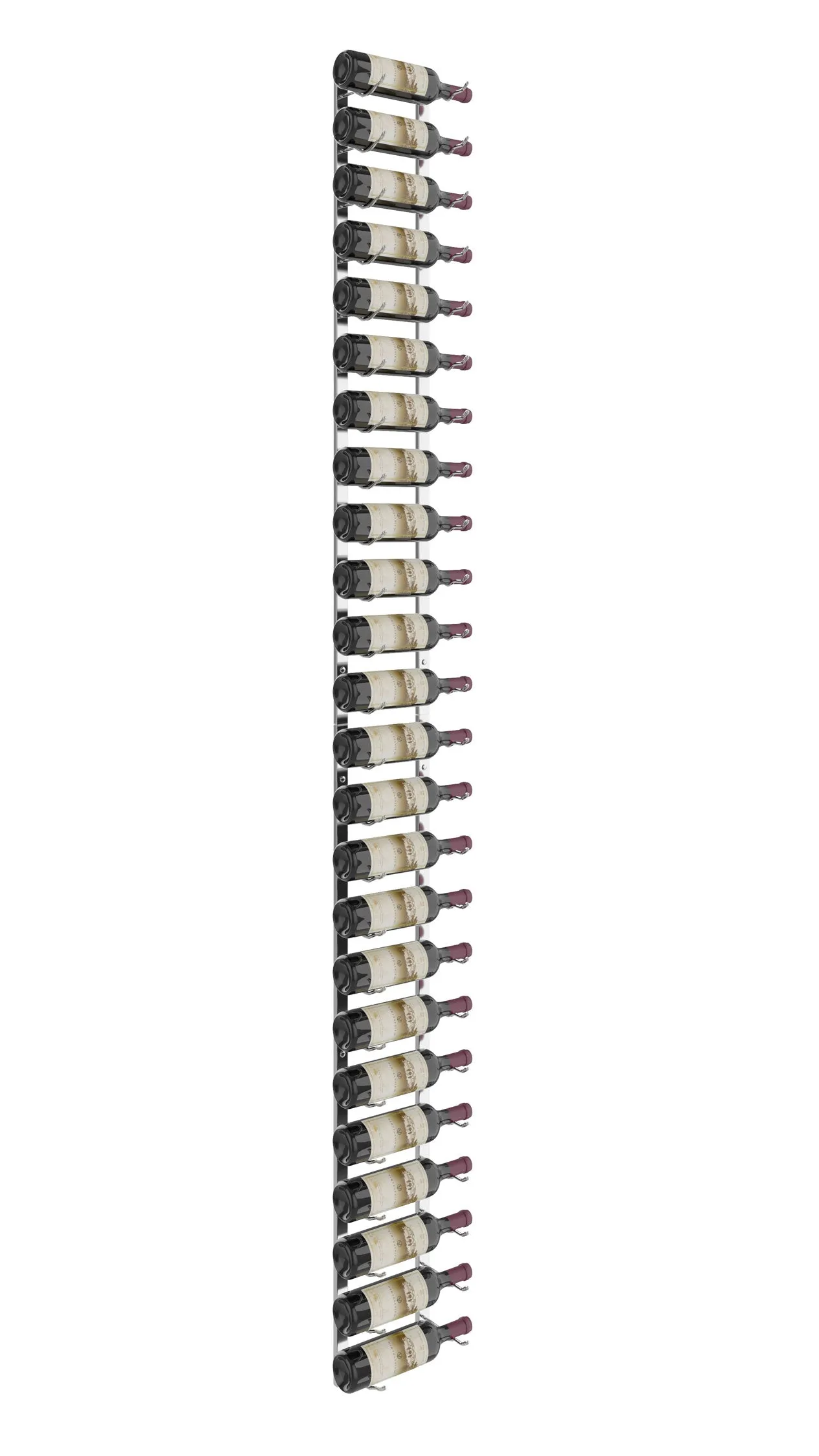 VintageView Wall Wine Rack Kit 8' (24 to 72 bottles)