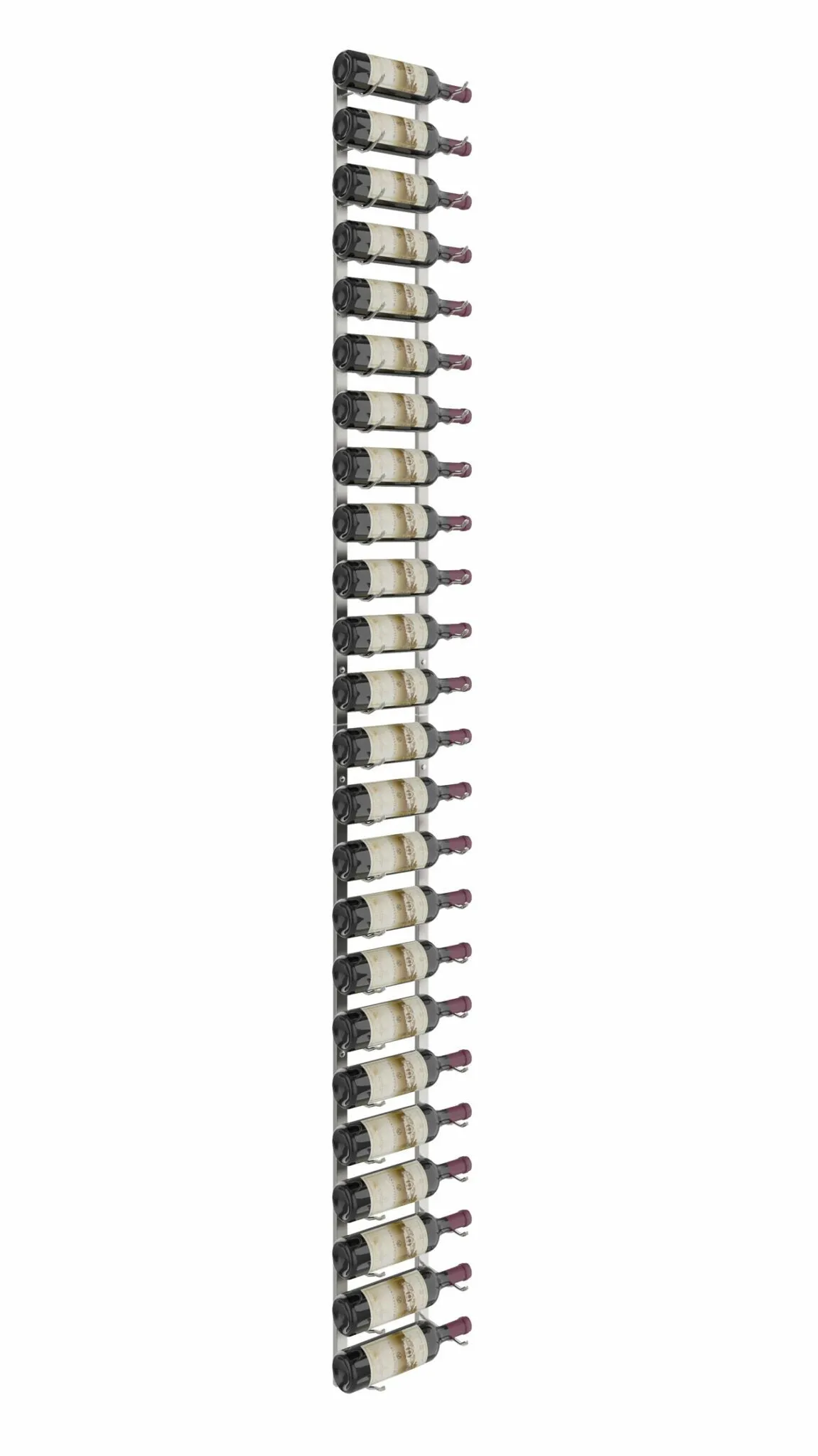 VintageView Wall Wine Rack Kit 8' (24 to 72 bottles)