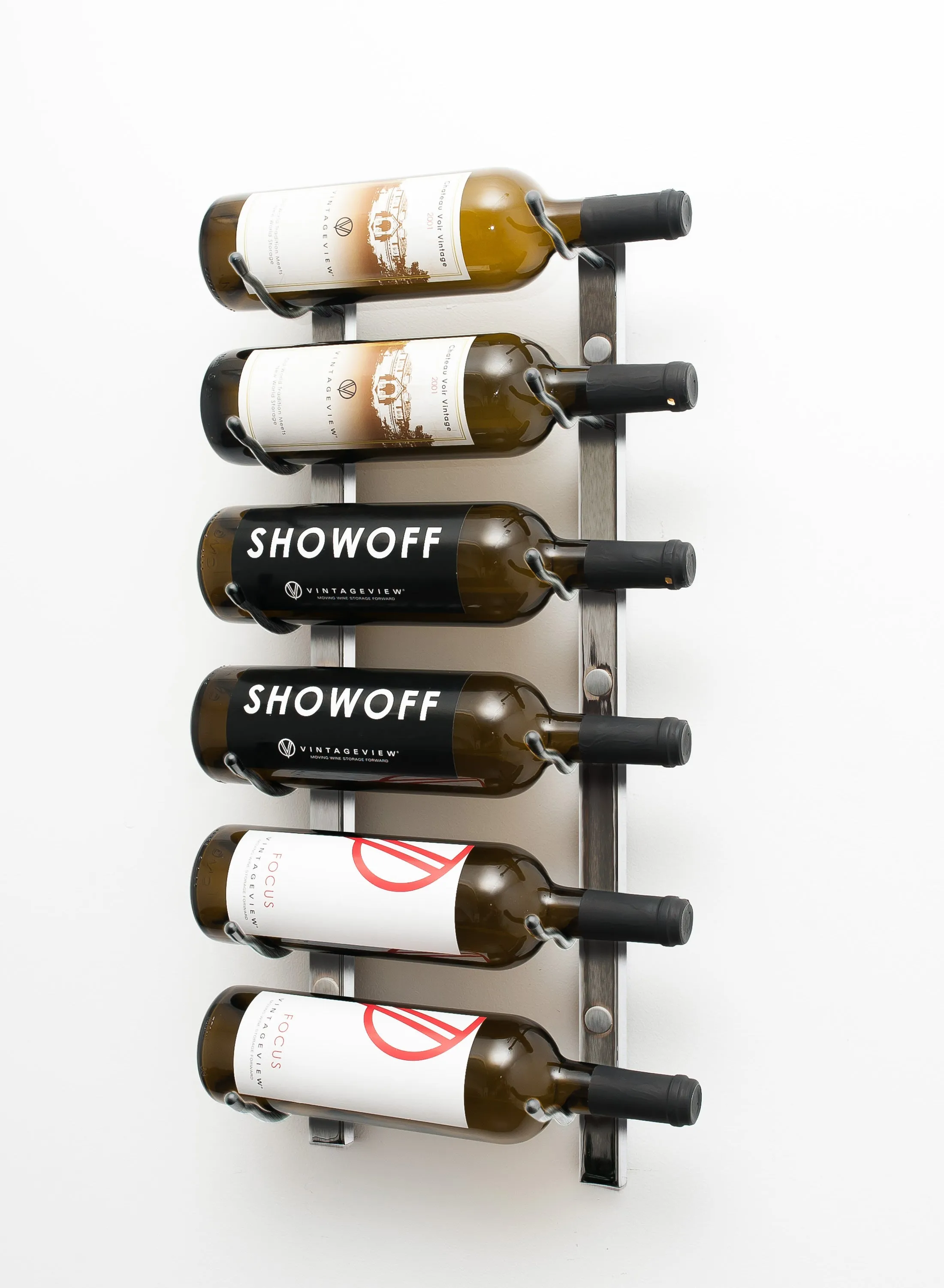 VintageView Wall Wine Racks 2' (6 to 18 bottles)
