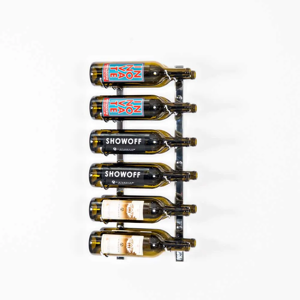 VintageView Wall Wine Racks 2' (6 to 18 bottles)