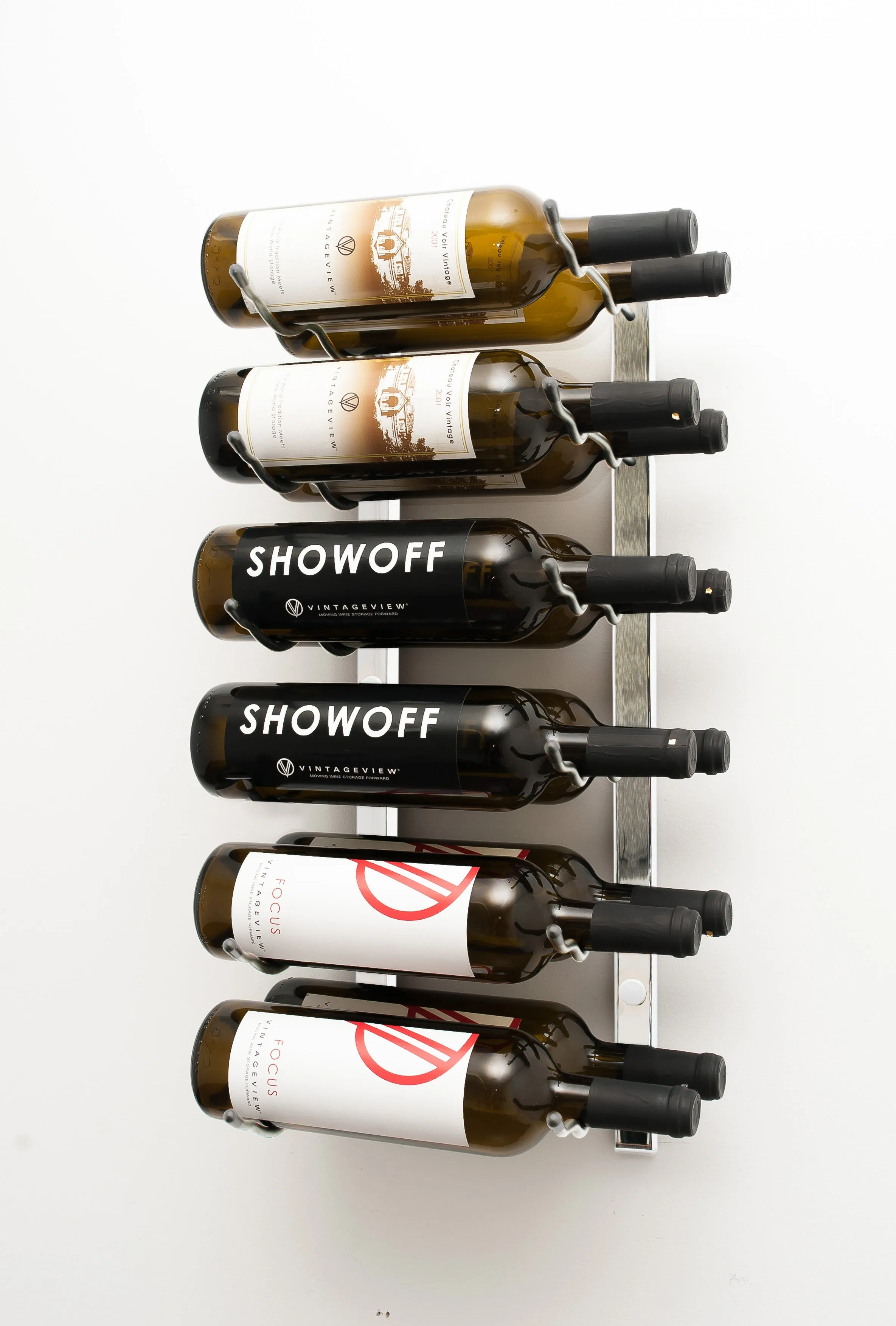 VintageView Wall Wine Racks 2' (6 to 18 bottles)