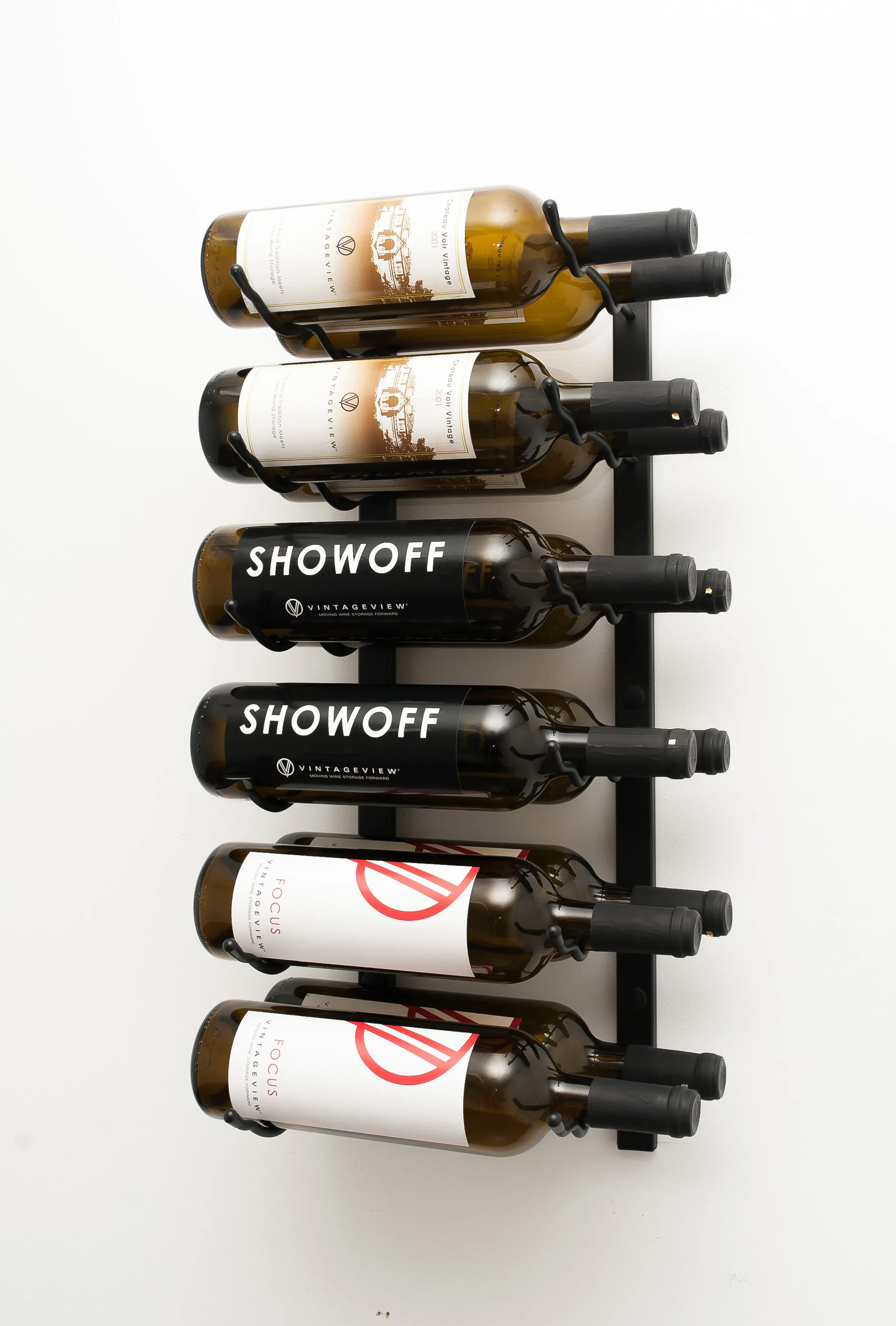 VintageView Wall Wine Racks 2' (6 to 18 bottles)