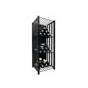 Wine Case & Crate Bin 3 (Freestanding Wine Bottle Storage with Secure Backs) 48-192 Bottles