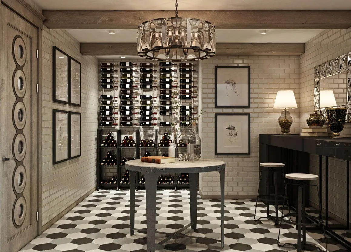Wine Case & Crate Bin 6 (Freestanding Wine Bottle Storage with Secure Backs) 96-384 Bottles