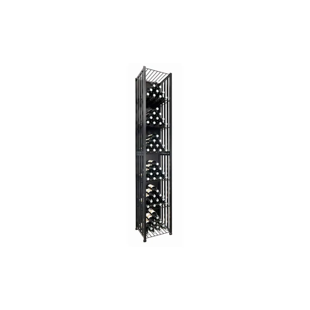 Wine Case & Crate Bin 6 (Freestanding Wine Bottle Storage with Secure Backs) 96-384 Bottles