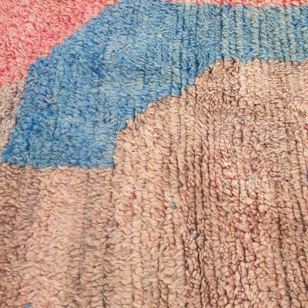 Yamam - Moroccan Boujad Rug 6x9 | Berber Colorful Handmade Rug 100% Wool | 9'30x6 Ft | 284x184 cm