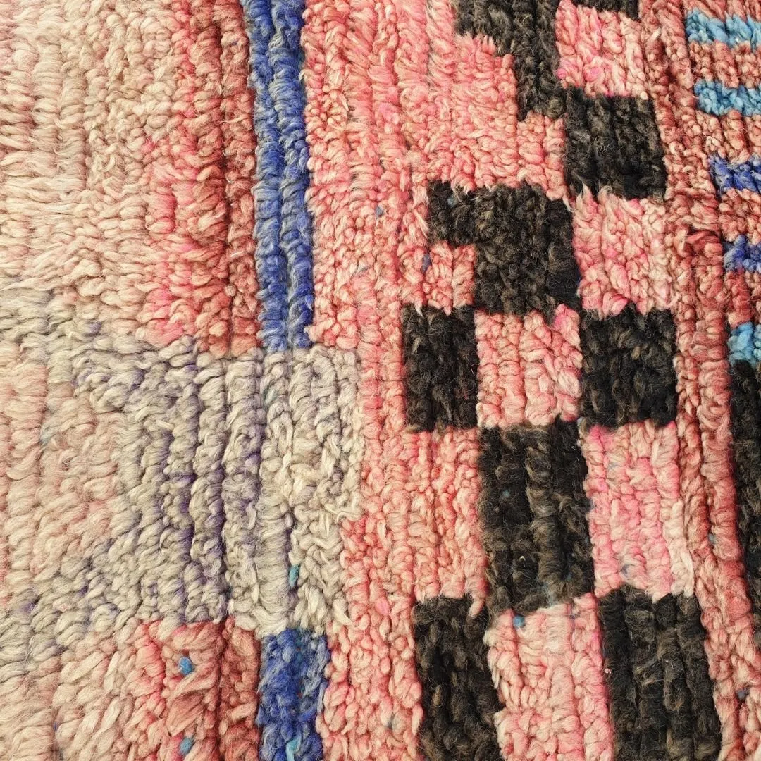 Yamam - Moroccan Boujad Rug 6x9 | Berber Colorful Handmade Rug 100% Wool | 9'30x6 Ft | 284x184 cm