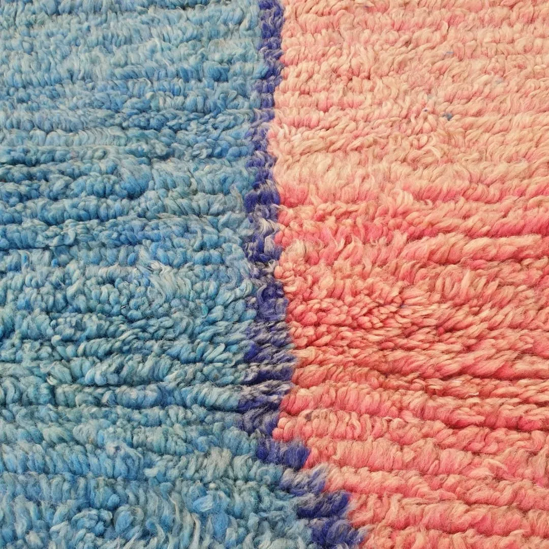 Yamam - Moroccan Boujad Rug 6x9 | Berber Colorful Handmade Rug 100% Wool | 9'30x6 Ft | 284x184 cm